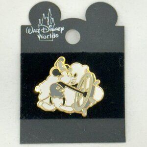 Walt Disney World Mickey Mouse Steamboat Willie Enamel Pin Collectible